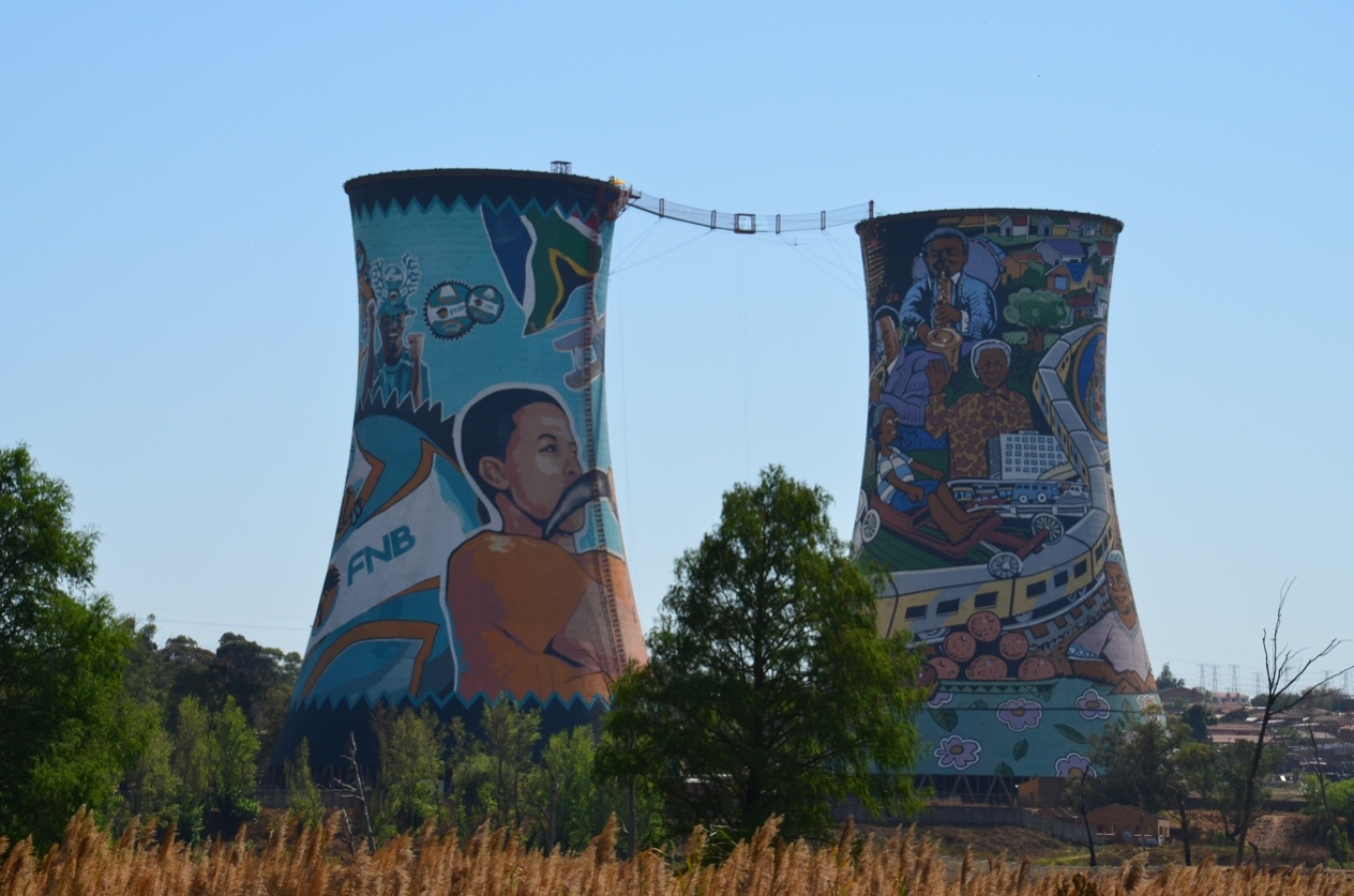Cooling towers in Soweto